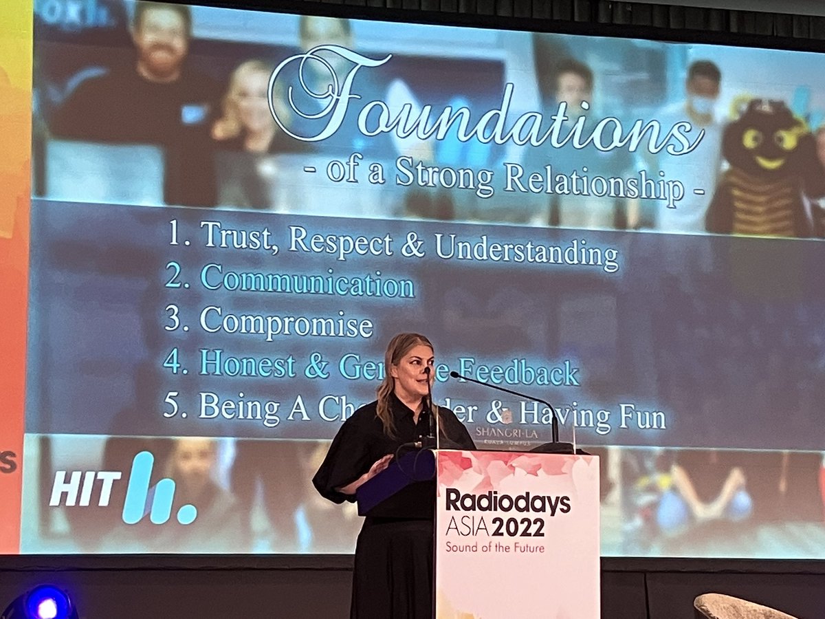 5 tips for Content Directors from <a href="/Amanda_Lee_81/">Miss Lee</a> at #RDA2022:
Trust, respect, understanding.           Communication.                            Compromise.                                   Honest and genuine feedback.     Be a cheerleader for the show.