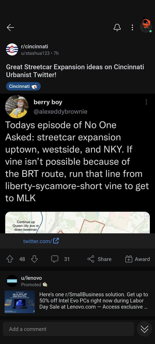 notthatzach's tweet photo. @alexeddybrownie Congrats you made it to Reddit https://t.co/Xp0MFtgX3b