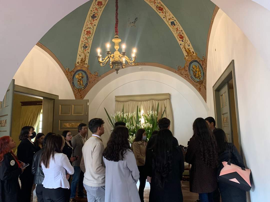 ACCOLDI's tweet photo. El programas de Finanzas y Comercio Exterior de la UPTC  Sogamoso fue de visita a la @CancilleriaCol con el acompañamiento de la Academia Colombiana de Derecho Internacional. https://t.co/BRQXGsd4ZD