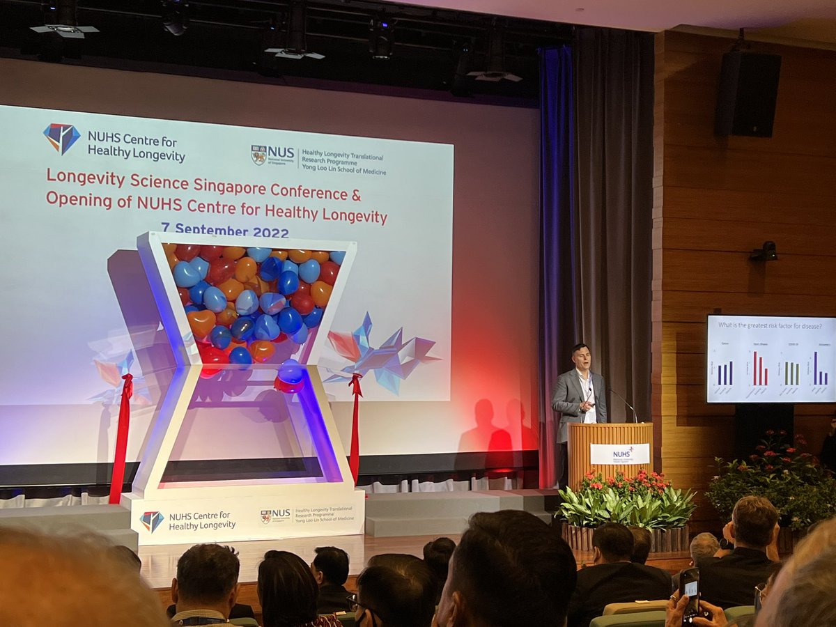 RaymondSeet's tweet photo. Longevity Science Conference 2022 happening right now @ NUHS Auditorium https://t.co/uT8EPDXfB1