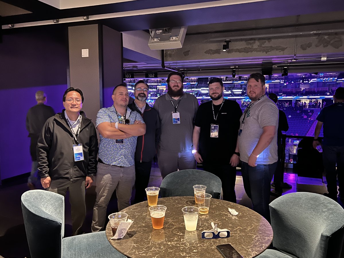 The Hampton Roads VMUG was well represented at <a href="/VMwareExplore/">VMware Explore</a> this year! Two of our leaders presented and even added a new member to our community!
#VMwareExplore2022 
#VMUG
#HRVMUG