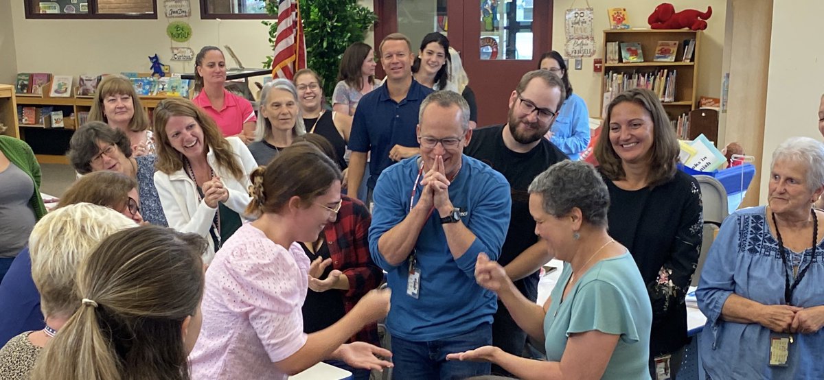 SJPaquetteEdu's tweet photo. Great first day with staff today at KES! Faculty & Staff are geared up for a great 22-23 school year ahead! #rockspaperscissors #teambonding #gonnabeagreatyear https://t.co/lxvErXx6Li
