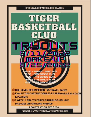 SvlhsHoops's tweet image. New tryout times on this flyer!