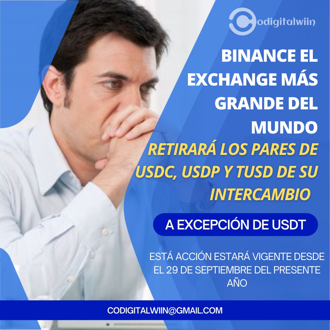 Codigitalwiin's tweet photo. #USDT #USDC #BUSD #bitcoin #criptomonedas #TUSD #binance

Fuente 👉🏻https://t.co/NYulBremwD https://t.co/WCKapaS7Mi