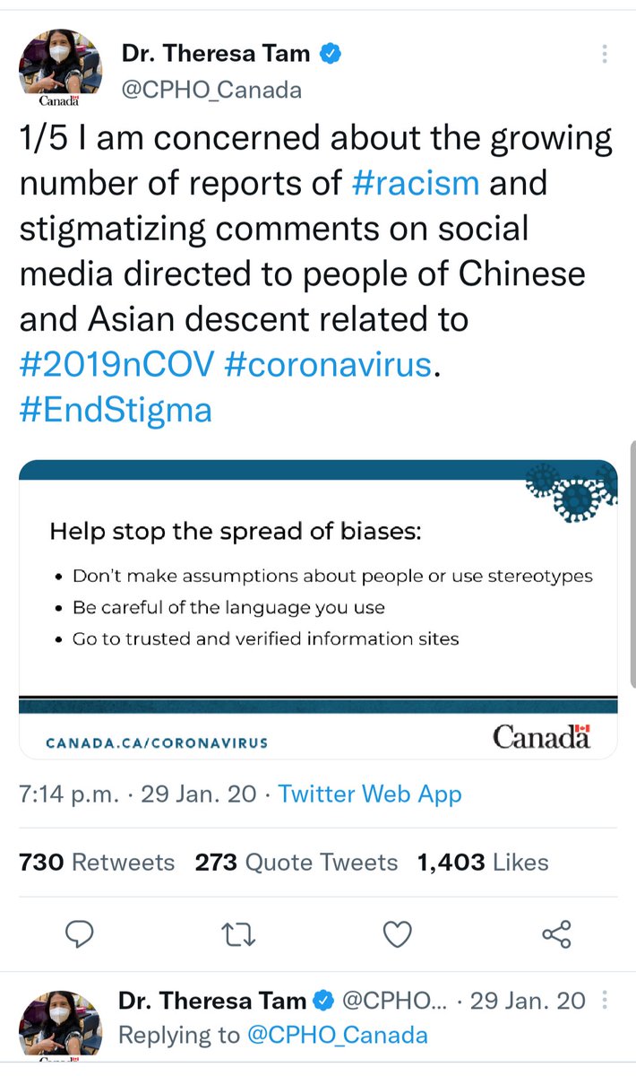 ChinasCanada's tweet photo. @covidrefugee @KieserBill I don't see why people had such a hard time believing it was a goddamn possibility in the first place, it happened with #Sars_Cov 2003 it was a confirmed laboratory leak.
So why was it racist to ask @CPHO_Canada if it was possibility #Sars_Cov2 was a lab leak was pure deflection. https://t.co/iH82iX6XXG