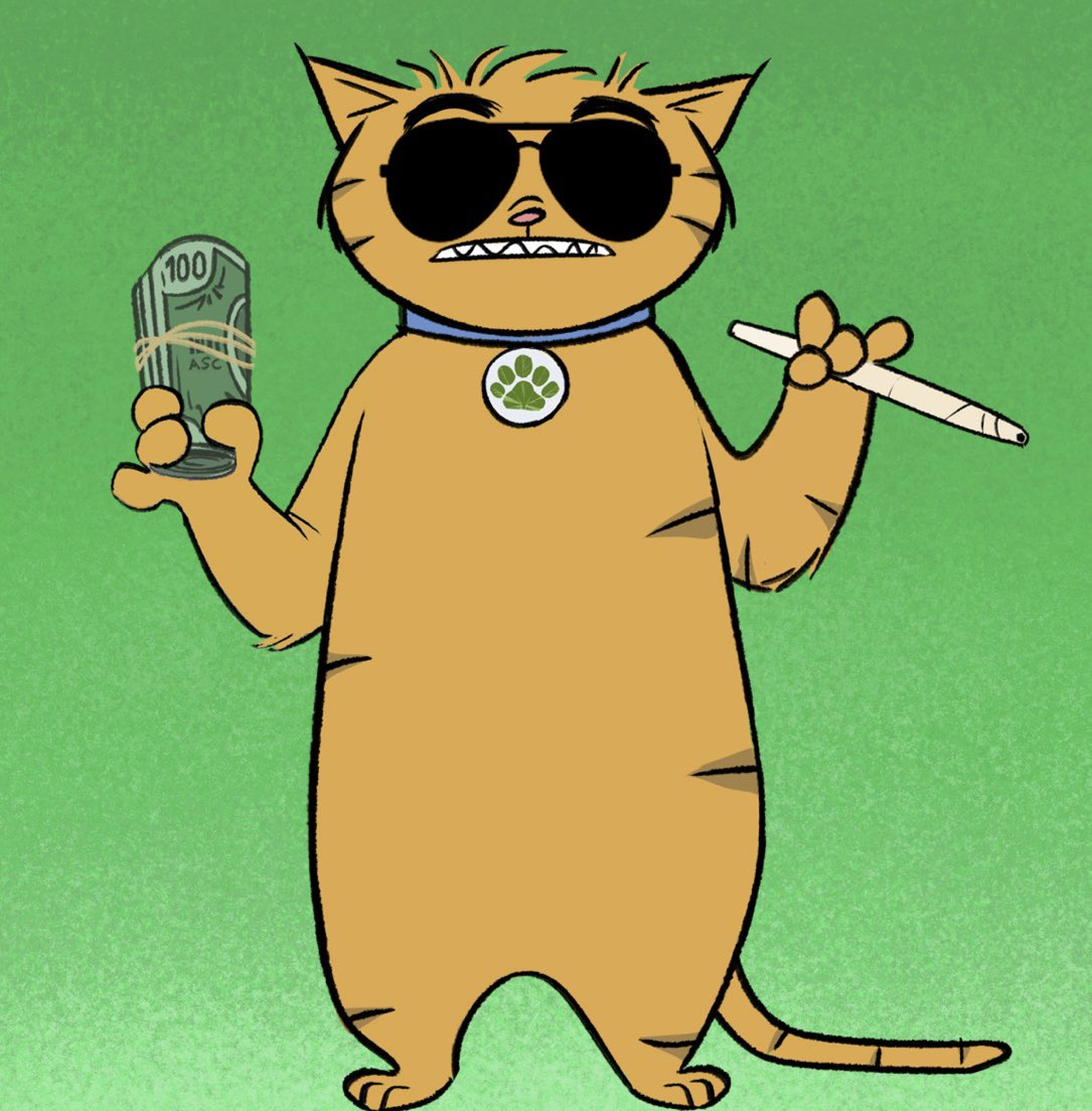 Gave these two a home this week! <a href="/LazyLionsNFT/">Lazy Lions 👑</a> <a href="/stonercatstv/">Stoner Cats</a> #LazyCubs #StonerCats