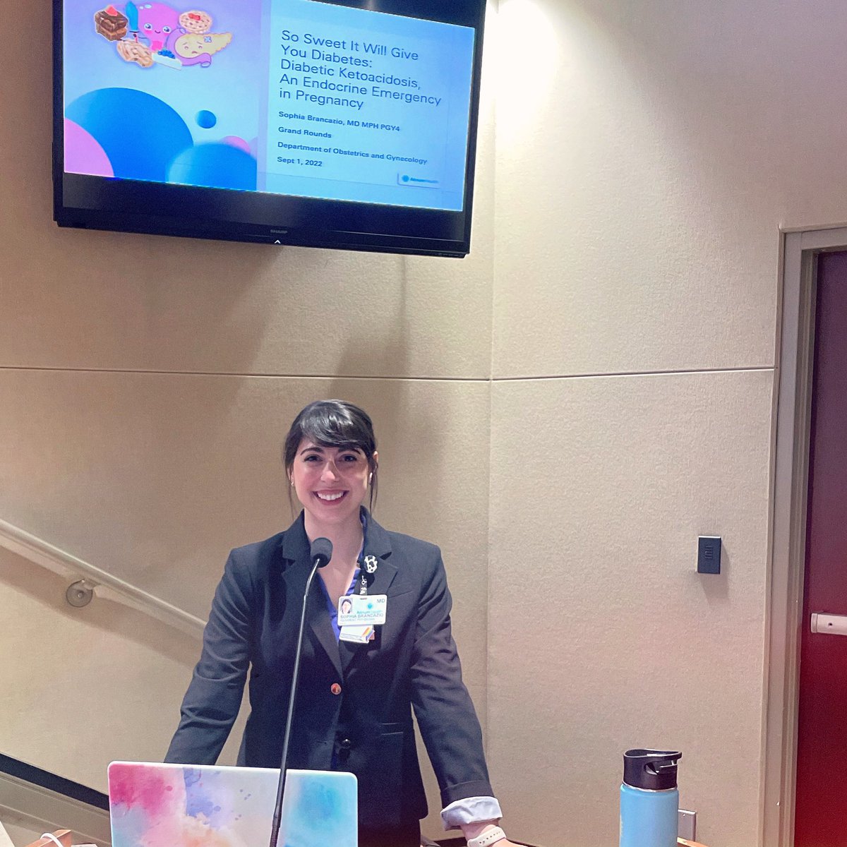 sbrancaz13's tweet photo. “So Sweet It Will Give You Diabetes:
Diabetic Ketoacidosis, An Endocrine Emergency in Pregnancy” so proud to be done with my chief grand rounds!! Thank you so much to my mentors ❤️ https://t.co/MKFfTqj1ds