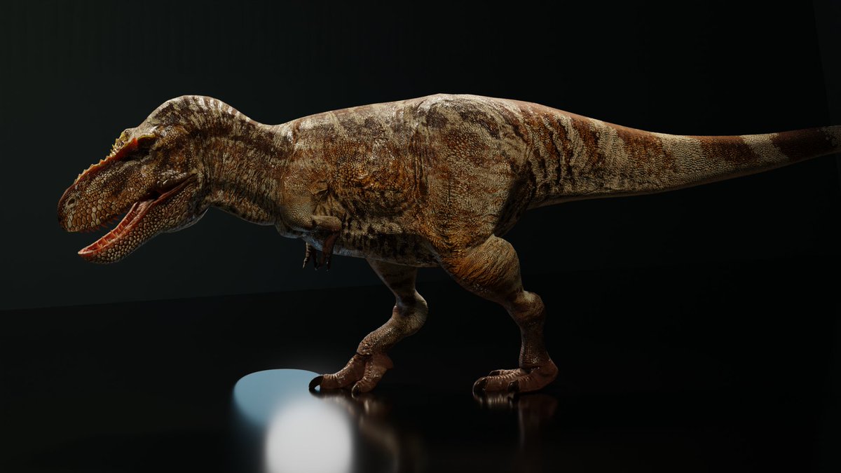 TM6art's tweet photo. Tarbosaurus model I've been chipping away at for practice https://t.co/1CsH7YdwUC