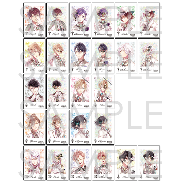 【SKiT Dolce】\本日正午より予約開始/
『DIABOLIK LOVERS』より、「Masquerade Jewel」イラストを使用したラメハート缶バッジとポラロイド風カードの登場です♪
詳細はこちら⇒https://t.co/HGMOGvjH1b
#skitdolce