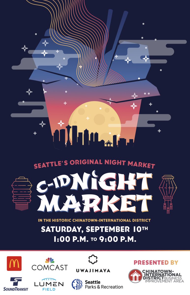 #CIDNIGHTMARKET is returning this Saturday, Sept 10th, and this year we’re celebrating Mid-Autumn Fest (yes the fullest moon of the year is on the 10th!)