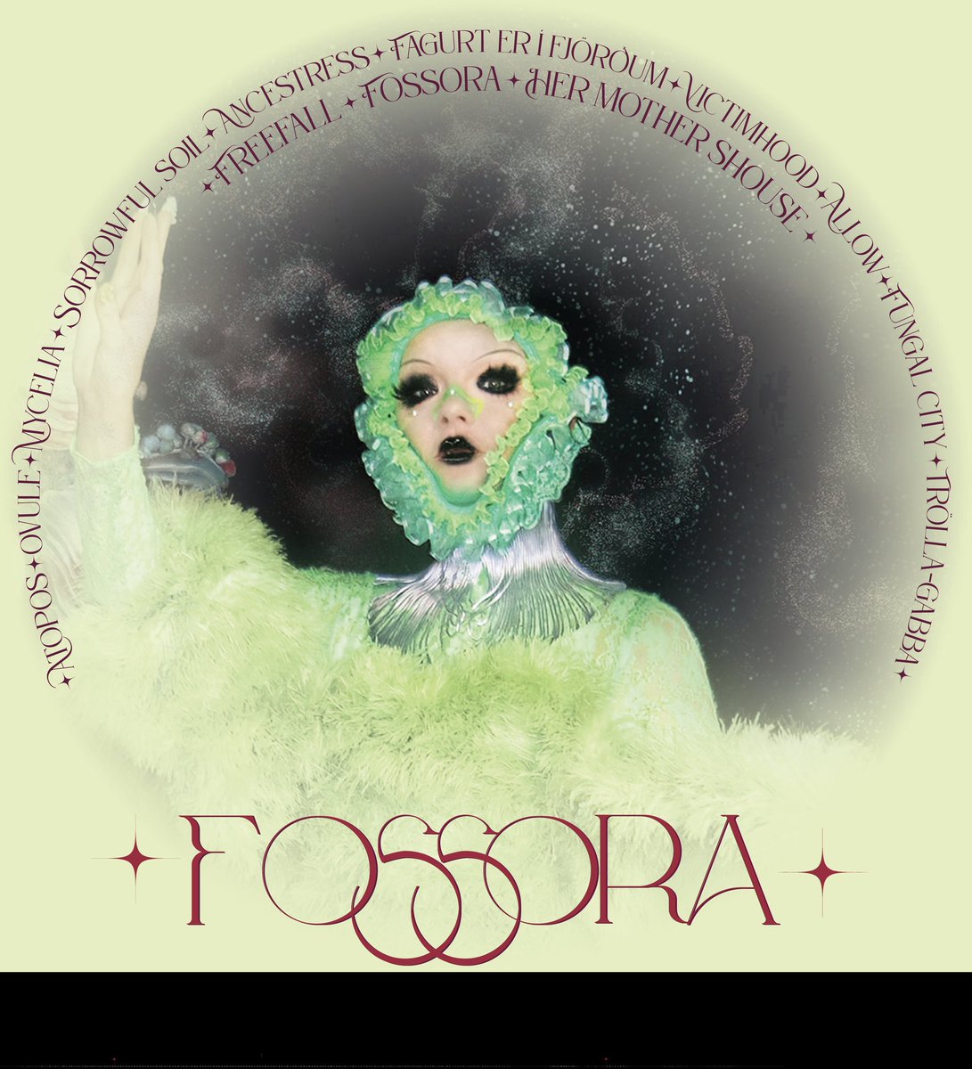 16_sweetcandy's tweet photo. Em comemoração a nossa rainha da música alternativa estar lançando um novo álbum o #Fossora fiz uma capa, contra-capa e um poster para a tracklist desse novo álbum espero que gostem 
#bjork https://t.co/sCBaJVe1Mp