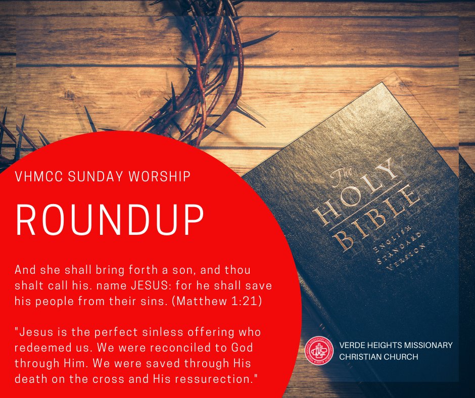 MchVerde's tweet photo. Join us again on Sunday as we continue in our series, CAMACOP distinctives.

Follow us on social:
Facebook @vhmcc
Instagram @vhmcc082007
Tweeter @McHVerde
Pinterest @vhmcc2007

#vhmcc #CAMACOP #alliance #sundayworship #bibleverseoftheday #Holybible #matthew1v21 https://t.co/6V4aKohs1o