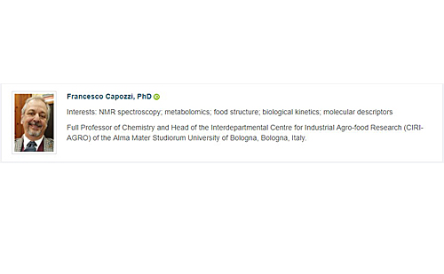 EFF_Journal's tweet photo. So honored to welcome Prof. Francesco Capozzi, who is Full Professor of Chemistry and Head of the Interdepartmental Centre for Industrial Agro-food Research of the Alma Mater Studiorum University of Bologna, to join EFF as Associate Editor!
#food #metabolomics #foodstructure https://t.co/EAeZ6frEwc