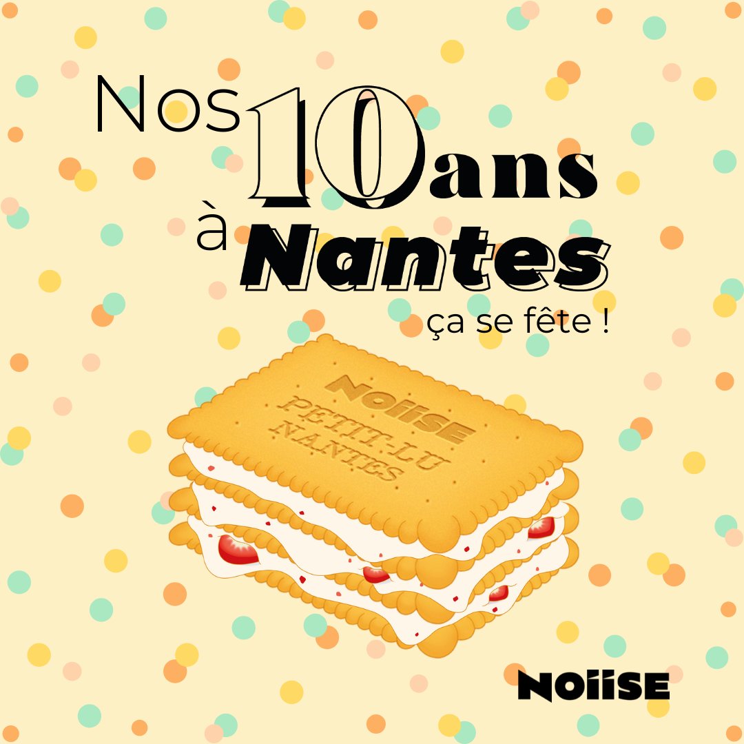 noiise_agency's tweet photo. 🎂 UN ANNIVERSAIRE À NE PAS MANQUER 🎂

La semaine prochaine, notre agence de Nantes fête son 10ème anniversaire et on n'est pas peu fiers de toutes ces bougies sur le p'tit lu !

Profitez-en pour découvrir toutes leurs expertises ➡️ https://t.co/DKowtF6VNT 

#Nantes #WebAgency https://t.co/9CzHESpBl0