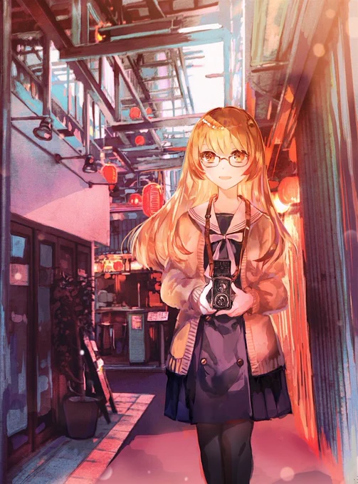 吉祥寺の少女。 