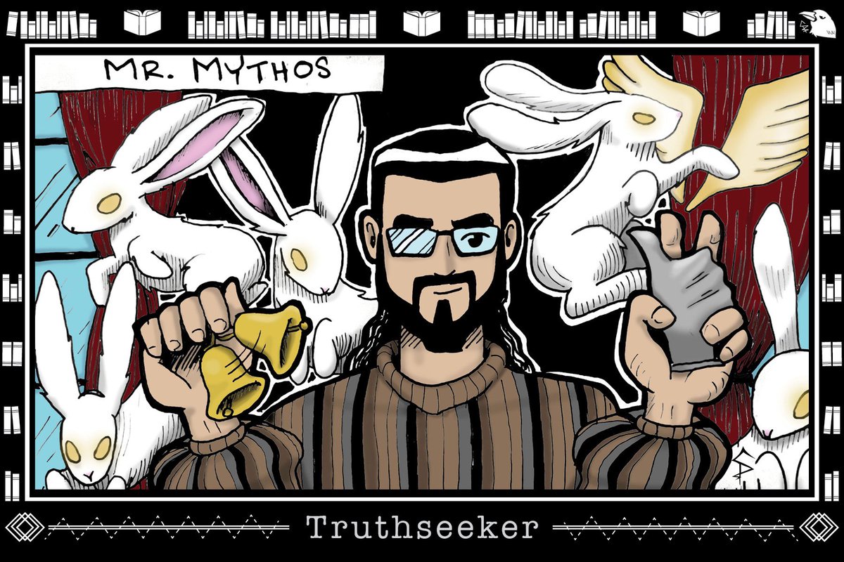 MiceyCrit's tweet photo. Mr. Mythos postcard fanart. https://t.co/0xXji41q75