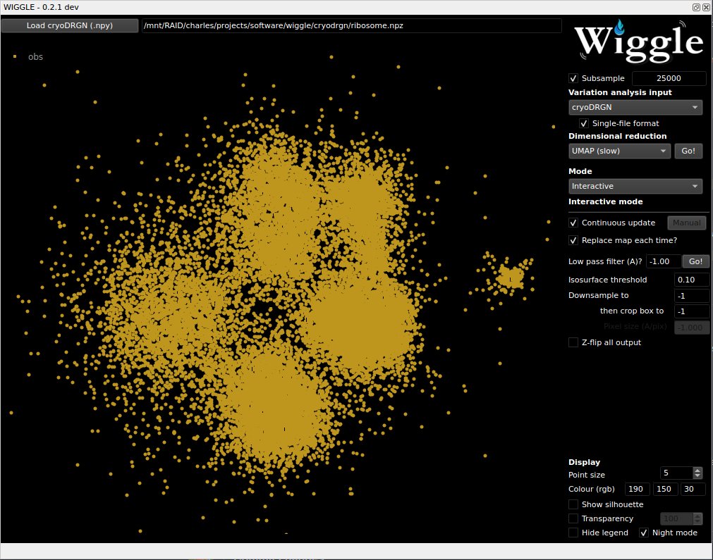 I'm excited to release a project that I've been working on for some two years now... announcing WIGGLE 🌟 Wiggle is a @UCSFChimeraX plugin to visualise and explore #cryoDRGN and @cryosparc 3D variability results. #MolecularMovies #cryoEM #StructuralDynamics.