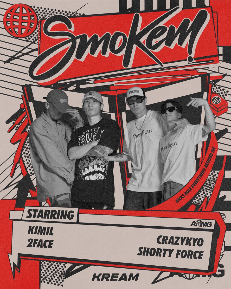 AOMGOFFICIAL's tweet photo. [SMOKEM]

#KIMIL
#2face
VS
#CRAZYKYO
#shortyforce

Tomorrow 12PM (KST)

@smokemofficial #SMOKEM
#KREAM
#AOMG https://t.co/QhlpTPxhJO