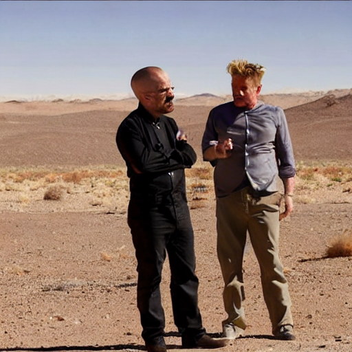 cd_pp_'s tweet photo. "Gordon Ramsay telling Walter White that his meth is the worst shit he has ever tasted"
#stablediffusion https://t.co/rvrFFFmYDj