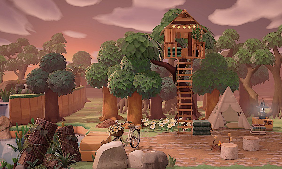 hallucynathings's tweet photo. my little modded treehouse build 🤍 https://t.co/Ae2iZU5DVM