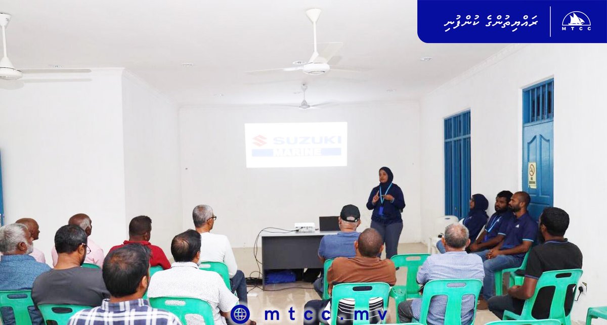 MTCCPlc's tweet photo. Team @MTCCkashavaru met with vessel owners and Council Members at Gdh. Vaadhoo. Our gratitude goes to the Council Members and residents at Gdh. Vaadhoo for the support extended during our stay.
#yanmarmarine #suzukimarine #castrol #ppgcoating https://t.co/MZyzhSSFxZ