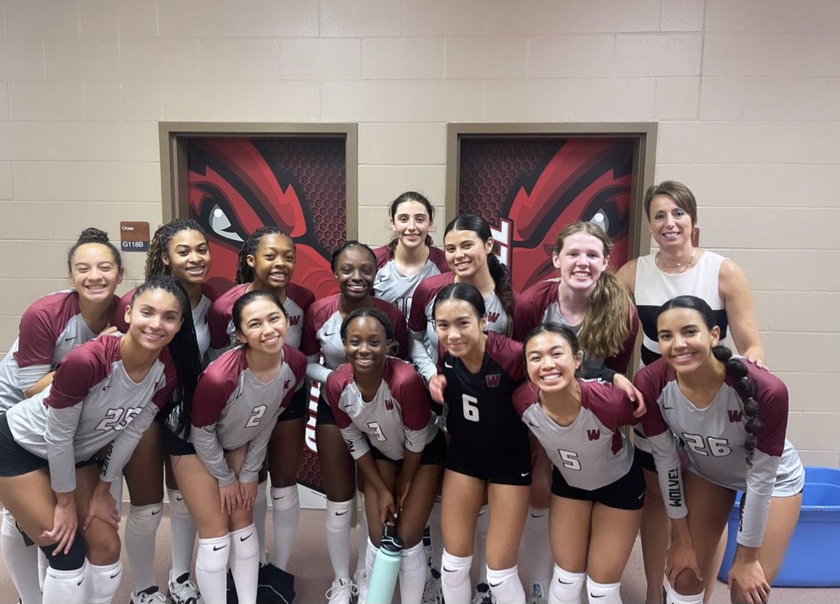 weissvolleyball's tweet photo. Weiss defeats GT in set 5 tonight! 👀👀👀 What a great come from behind win! This Coach here is really proud of our team!! 🙌🏼 Stay hungry 🐺💪🏼 @PfISDAthletics @PrepDigTX @KMACChuck @texasvbi @VypeATX @ThomasJonesAAS @WeissHighSchool @Weiss_ABC Thanks @FlxAtx! #EarnedNotGiven https://t.co/S1RHvOePk1