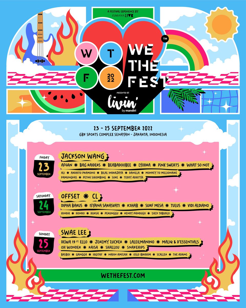 thrivinmag's tweet photo. @WeTheFest 2022 is around the corner! Whoβs ready for it?! Go check out its social media ya for the tickets, and be ready ya to go having fun at #WTF22 π»
#thrivinmag #werarethrivin #thrivinmagazine #wethefest2022 #wtf2022 #ismayalive https://t.co/b7iOQrVupr