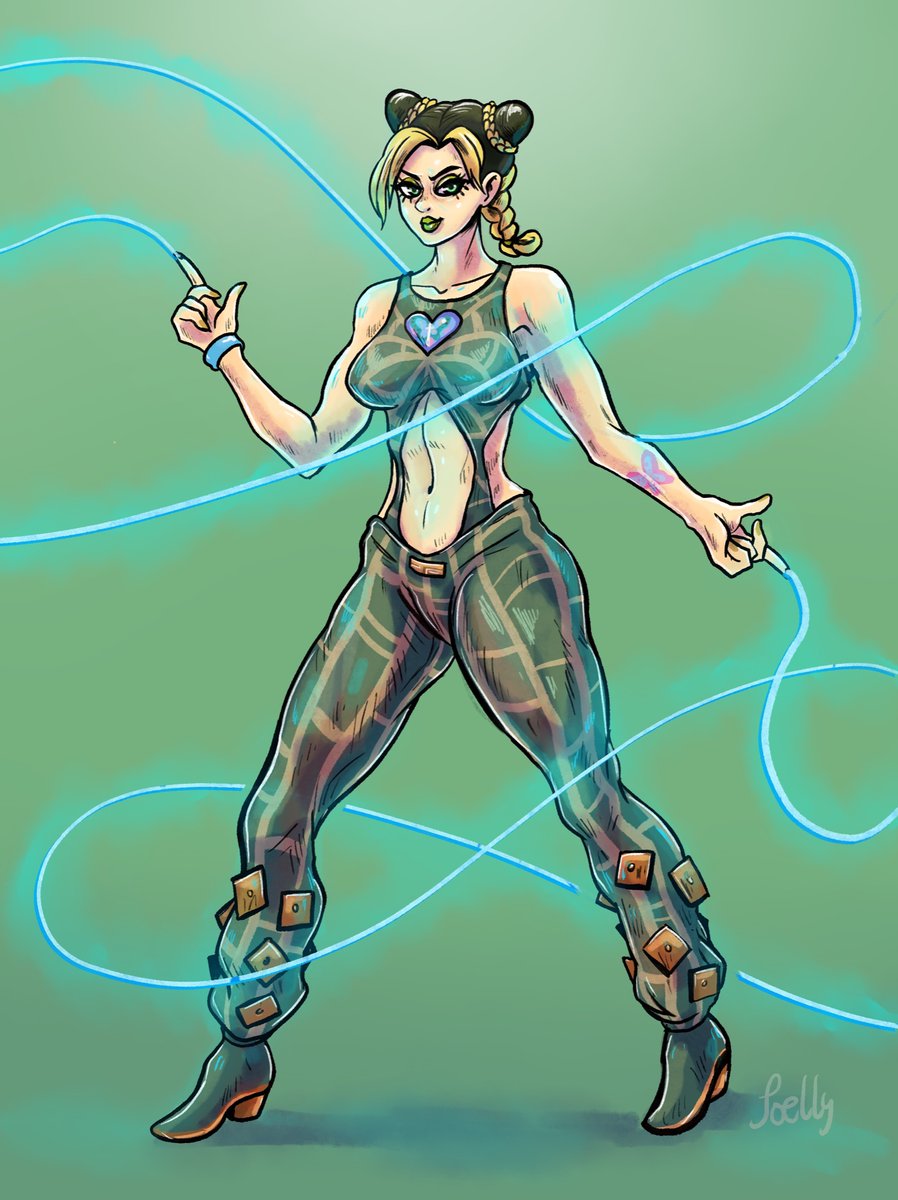 joellyart's tweet photo. #JolyneCujoh #jolyne #jojo #jolynefanart #JoJosBizarreAdventure #jolynekujo https://t.co/Q9aG4PShCz