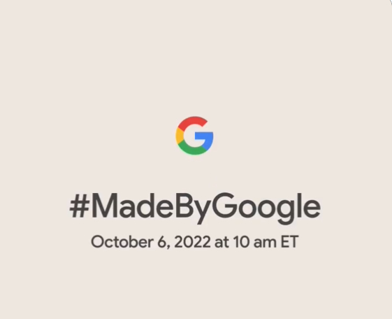 kbench.com/?q=node/237133
구글 10월 6일 'Made By Google' 이벤트 개최.. '픽셀 7·픽셀 워치' 출시