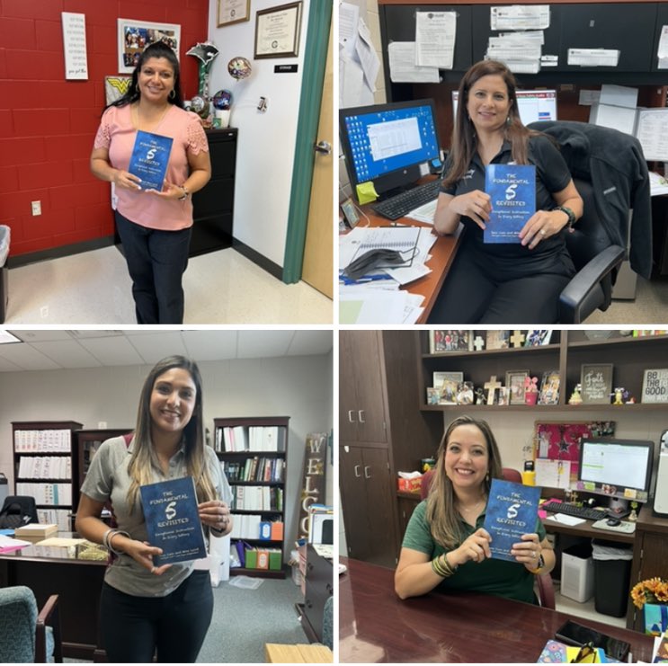 virna_bazan's tweet photo. #nationalreadabookday #InternationalLiteracyDay Leaders are readers! #PSJALIFE #bookstudy #principalsread #fundamentalfive #booked https://t.co/9cypG2X1gG