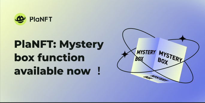 planft_web3's tweet photo. The Mystery Box🎁 is your customized NFT factory that you can build with #PlaNFT with a theme phrase. 

The associated pictures🖼️ of the #NFTs can be AI-generated according to the theme phrase or uploaded by the Mystery Box creator. 

 #NFTCommunity  #Polygon #ETH #NFTJapan https://t.co/BZ58yfJRyk
