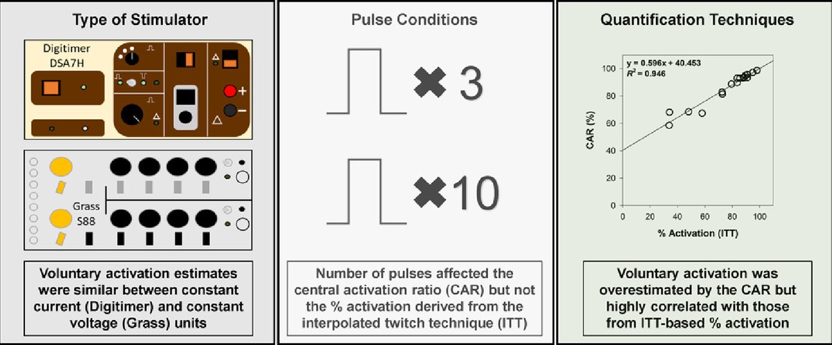 #OriginalResearch
🗒️Estimates of voluntary activation in individuals with ACL reconstruction: Effects of type of stimulator, number of stimuli, and quantification technique

READ👉doi.org/10.1016/j.jshs…
VIDEO👉985.so/bg3pf