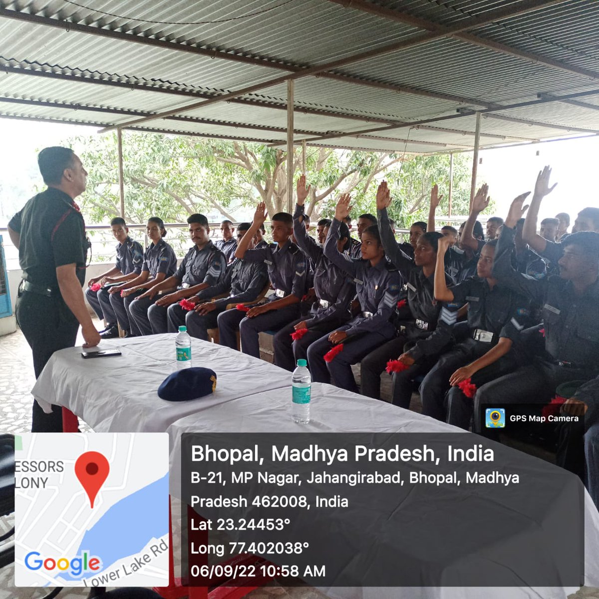 NBhopalgroup's tweet photo. Launch of VSC IGC team , address by Group Commander Bhopal.
@HQ_DG_NCC @NccDteMPCG @schooledump @highereduminmp @ajaymahajan66
#VSC2022 https://t.co/sVJm0ajkT5