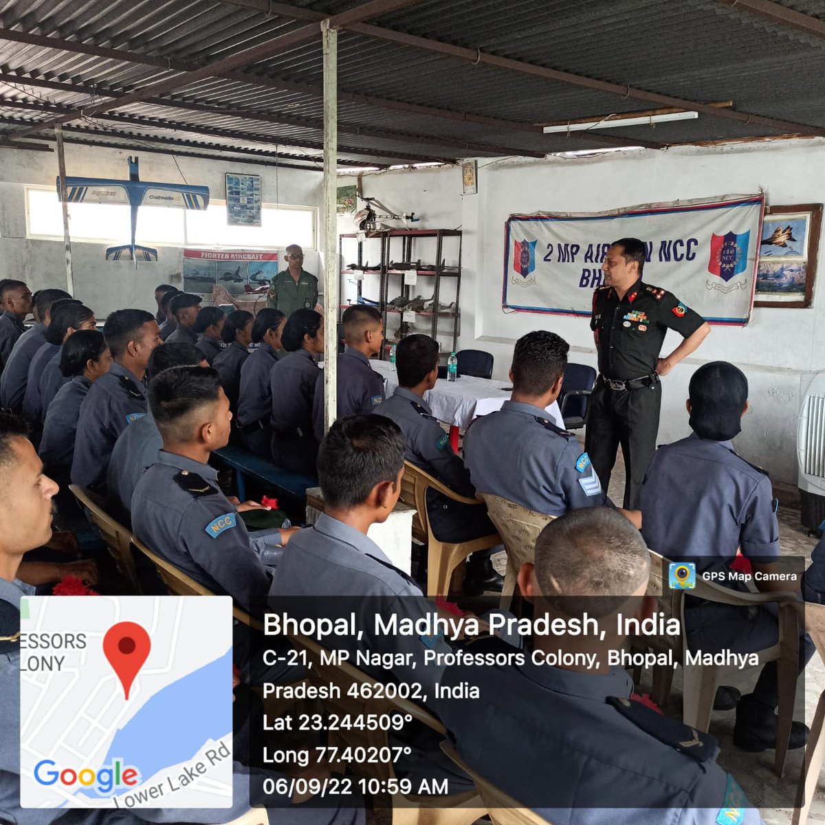NBhopalgroup's tweet photo. Launch of VSC IGC team , address by Group Commander Bhopal.
@HQ_DG_NCC @NccDteMPCG @schooledump @highereduminmp @ajaymahajan66
#VSC2022 https://t.co/sVJm0ajkT5
