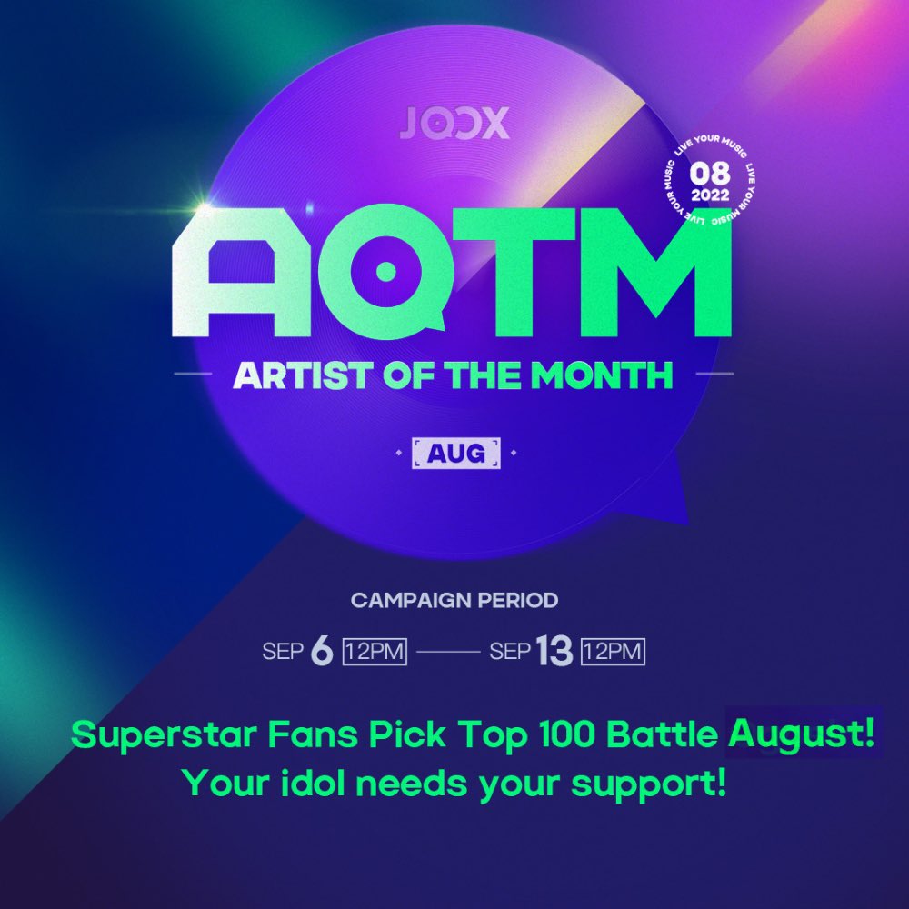 The battle for JOOX Artist Of The Month has started! Support your favourite artist to win awesome prizes! Checkout in your JOOX app & vote now! #JOOXMY #JOOX #JOOXMUSIC