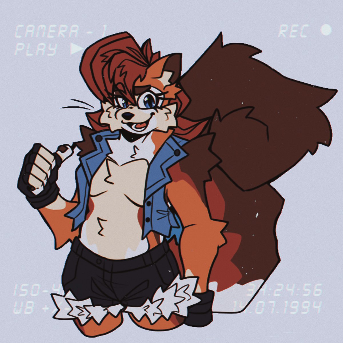 /  this is how my Sally looks !
a much OLDER &amp; EXPERIENCED version of Sally with her fair share of battles with scars to match .

art courtesy of ;  jaykatt !!