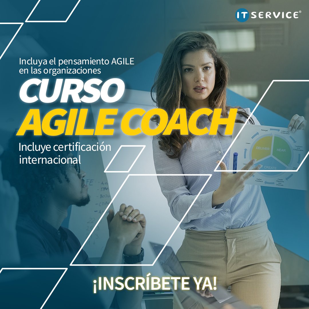 itservice_co's tweet photo. #AgileCoach, es el aliado de los #empresarios que desean aprender e implementar las competencias del #Coaching para la gestión del cambio y así cumplir las metas establecidas en los proyectos. https://t.co/NeeuVn4HaW 

#scrummaster #management #innovation #training #OKR #Bigdata https://t.co/jH0lV1ZPM3