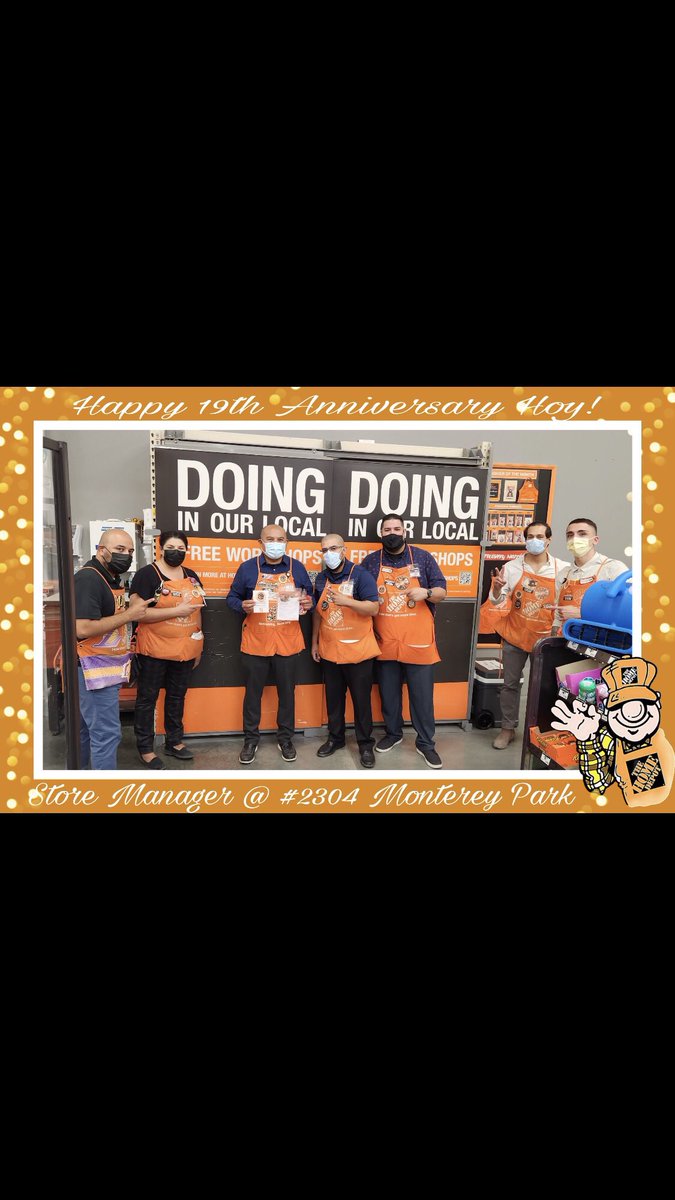 Wishing a very Happy 19th Anniversary to our Store Manager David Hoy!!! Thank you for all you do in leading us to success 🌟 Enjoy your special day!!!