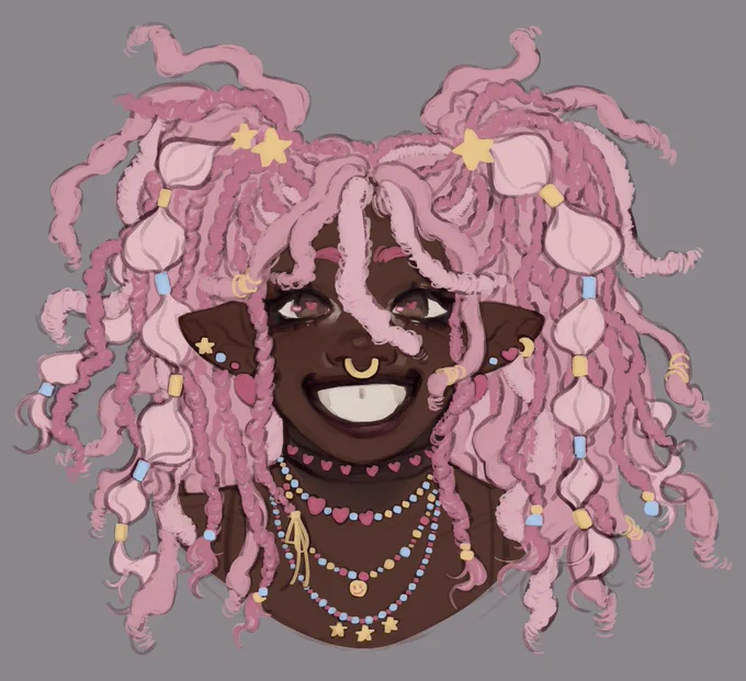 (pls dont rt;wip) lord why'd i make her hair so detailed  