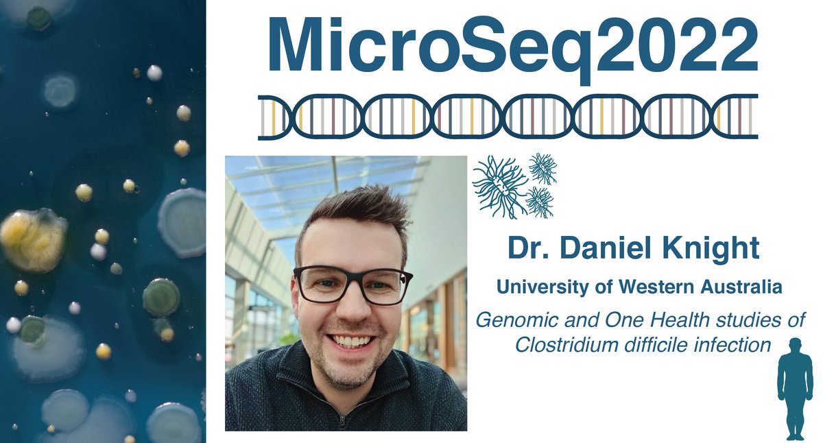 First up for this session of #MicroSeq2022, plenary speaker <a href="/DanRJKnight/">Dan Knight</a> walks us through genomic and one health studies of clostridium difficile infection