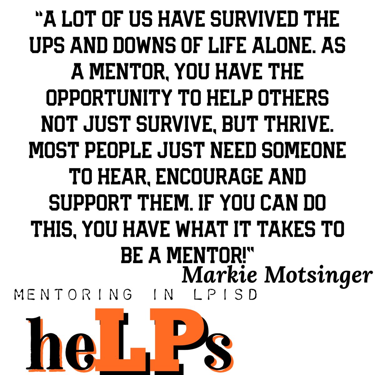 HELPS Mentoring in LPISD tweet media