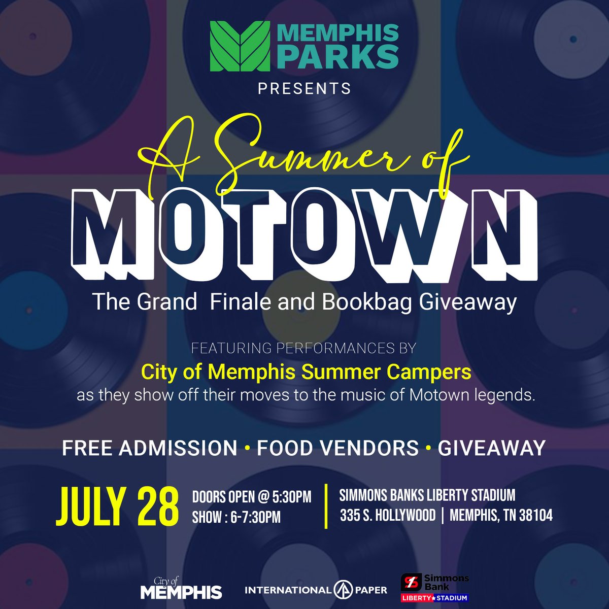 Who doesn't love a little Motown? #WiLoandCo #LetsCreate #CityofMemphis #MemphisParks #Memphis