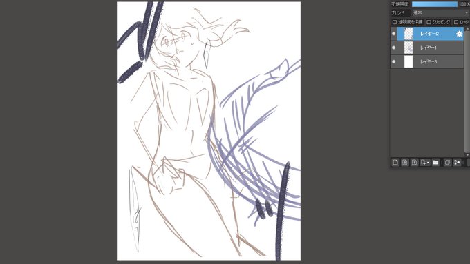 こういう触手とかの不意打ち横攻撃の好き 