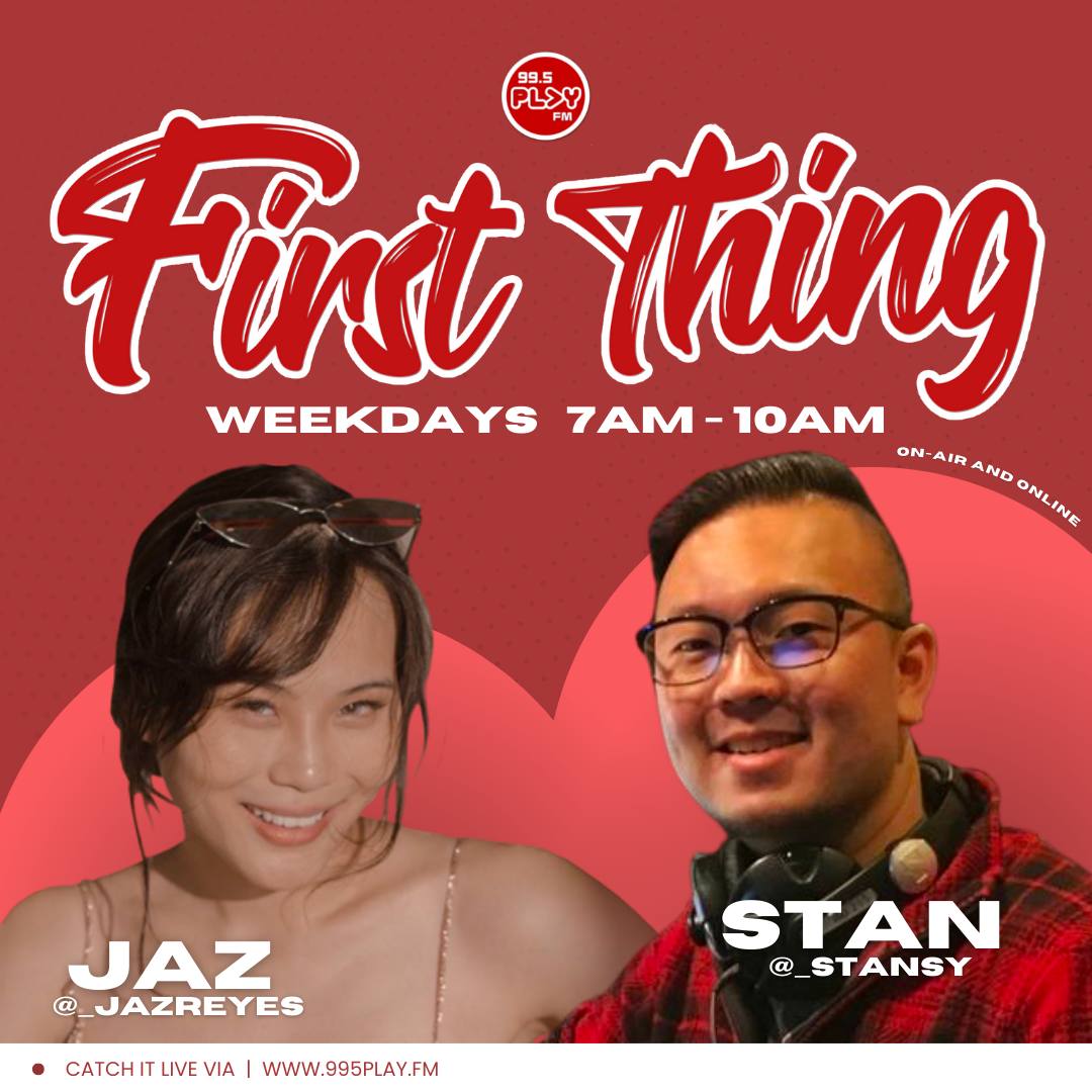 _StanSy's tweet photo. A radio comeback wasn't on my 2022 bingo card at all, but here we are!

I'm back on the morning show as a part of @995PlayFM's roster. So thrilled to be working with @_jazreyes on "First Thing in the Morning!" 🔆🎙️📻 https://t.co/P0uarDwtUU
