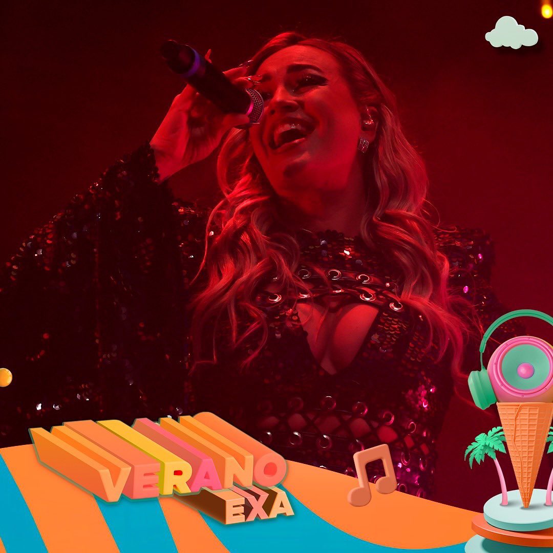 exafm973's tweet photo. La talentosa @lajosa prendió el escenario de @showcentermty con su música🤩 La vibra de #VeranoExa☁️🌴 se sintió !! https://t.co/MeQktK24vr