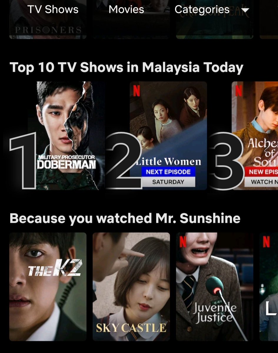 luna_lee90's tweet photo. #KimGoEun #LittleWomen tops @NetflixMY on its first broadcast week 👍 https://t.co/2oQVmHkRi5