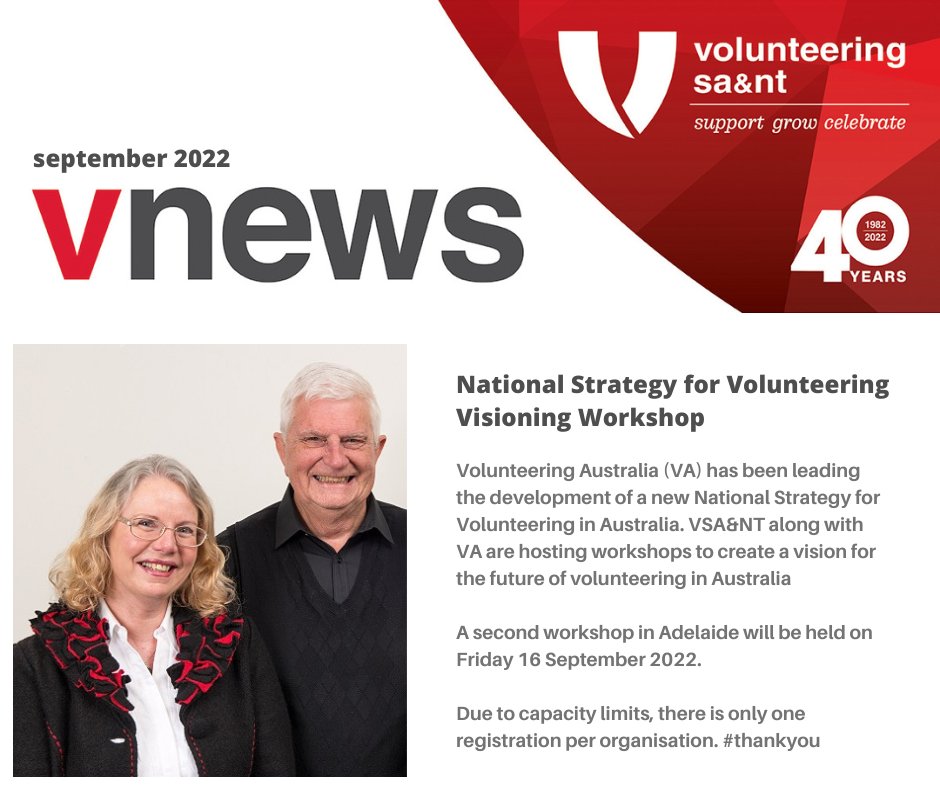 Volunteering SA&NT tweet media