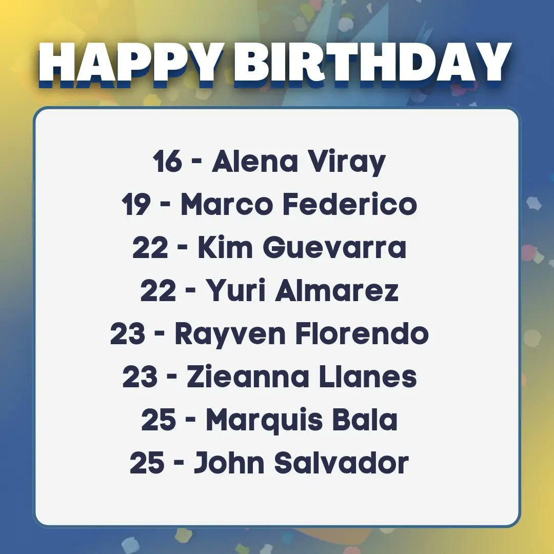 cacskc's tweet photo. Hello September Celebrants! 🎉

Hoping you will have a fun and exciting birthday!  We wish you all the best, all the good things and the happiness you deserve! Have a great birthday! 🎂

from the SKC https://t.co/bav3ja46Ue