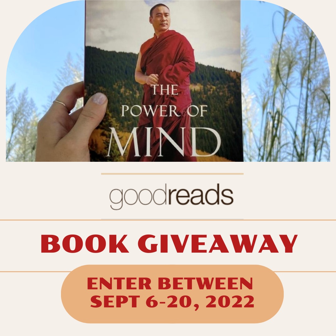 PowerofMindBook's tweet photo. GoodReads and @ShambhalaPubs are giving away 10 books! Enter to get one here: https://t.co/Xro6lG5pUr #powerofmindbook #khentrullodrothaye #khentrulrinpoche #rinpoche #nyingma #lojong #bookrelease #book #mind #mindtraining #khenpo #kindness #bodhicitta #wisdom https://t.co/gvnwhRnmMg