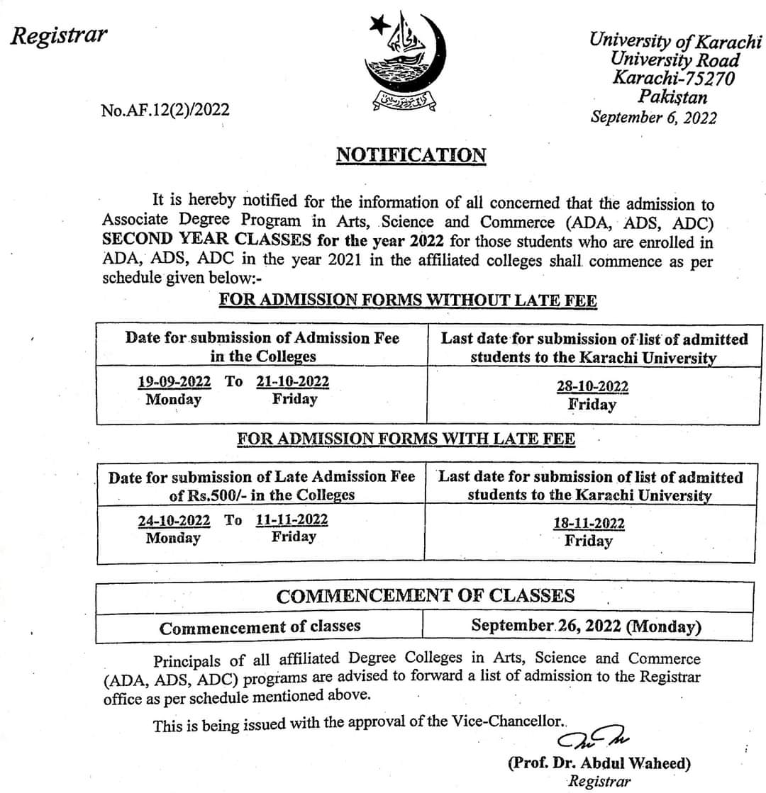 HanifExcellence's tweet photo. Admission Forms for ADA, ADS &amp; ADC Part-II

#UOK #AdmissionsOpen #college #ADA #ADS #ADC #secondyear 
#HanifExcellence https://t.co/9TrpsEvmHJ